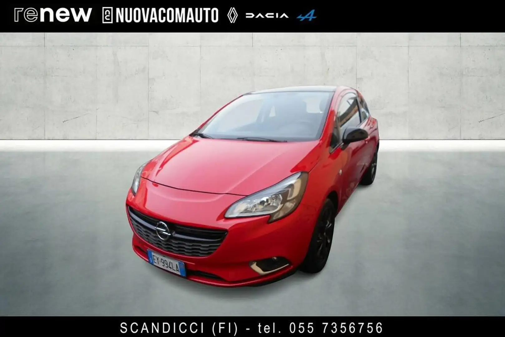 Opel Corsa 1.4 b-Color 90cv 3p Rosso - 1