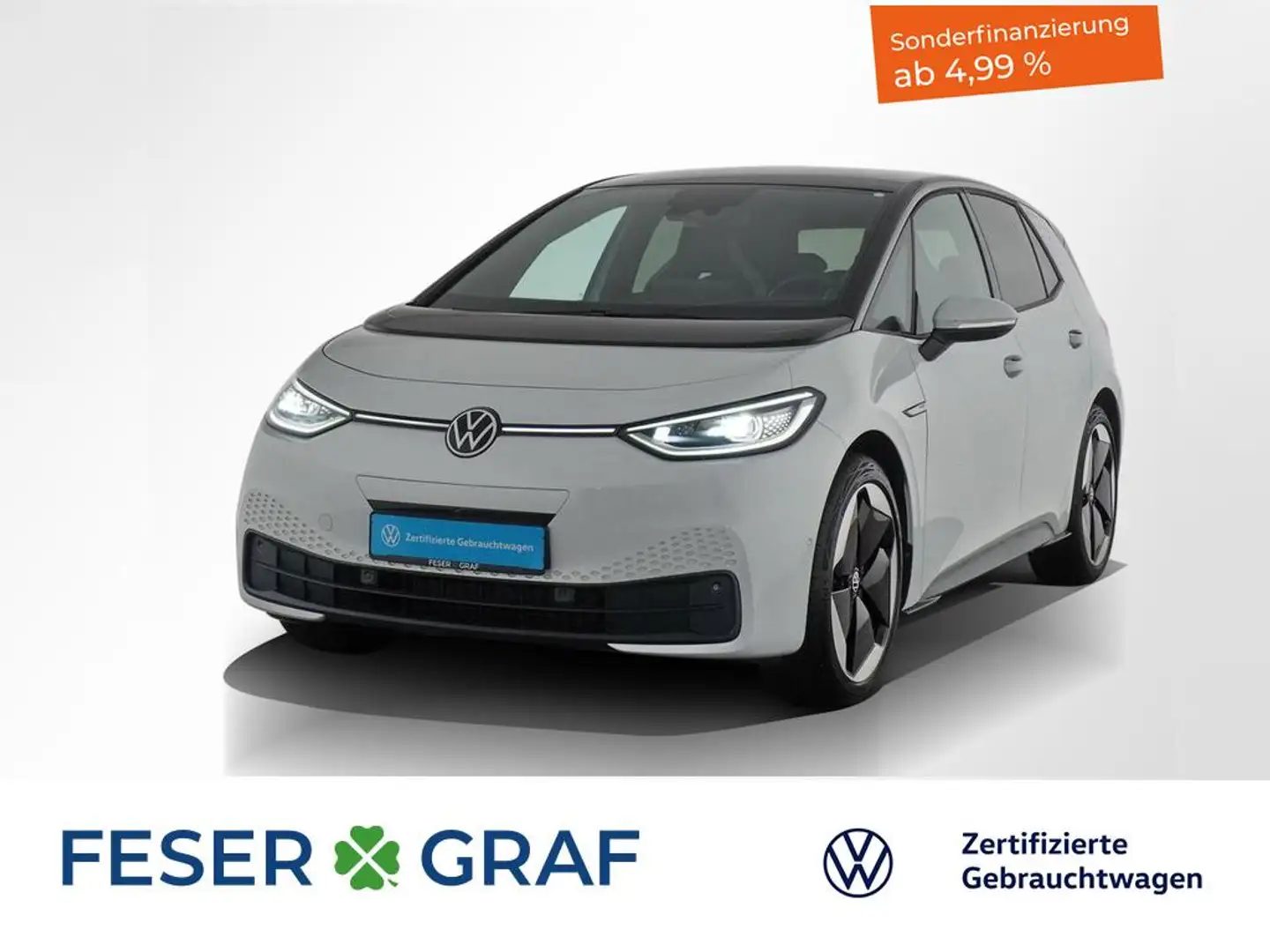 Volkswagen ID.3 Pro Performance 58kwh Navi / LED Matrix / DCC Weiß - 1