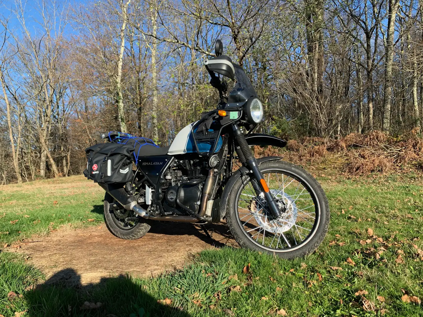 Royal Enfield Himalayan 411 Bleu - 1