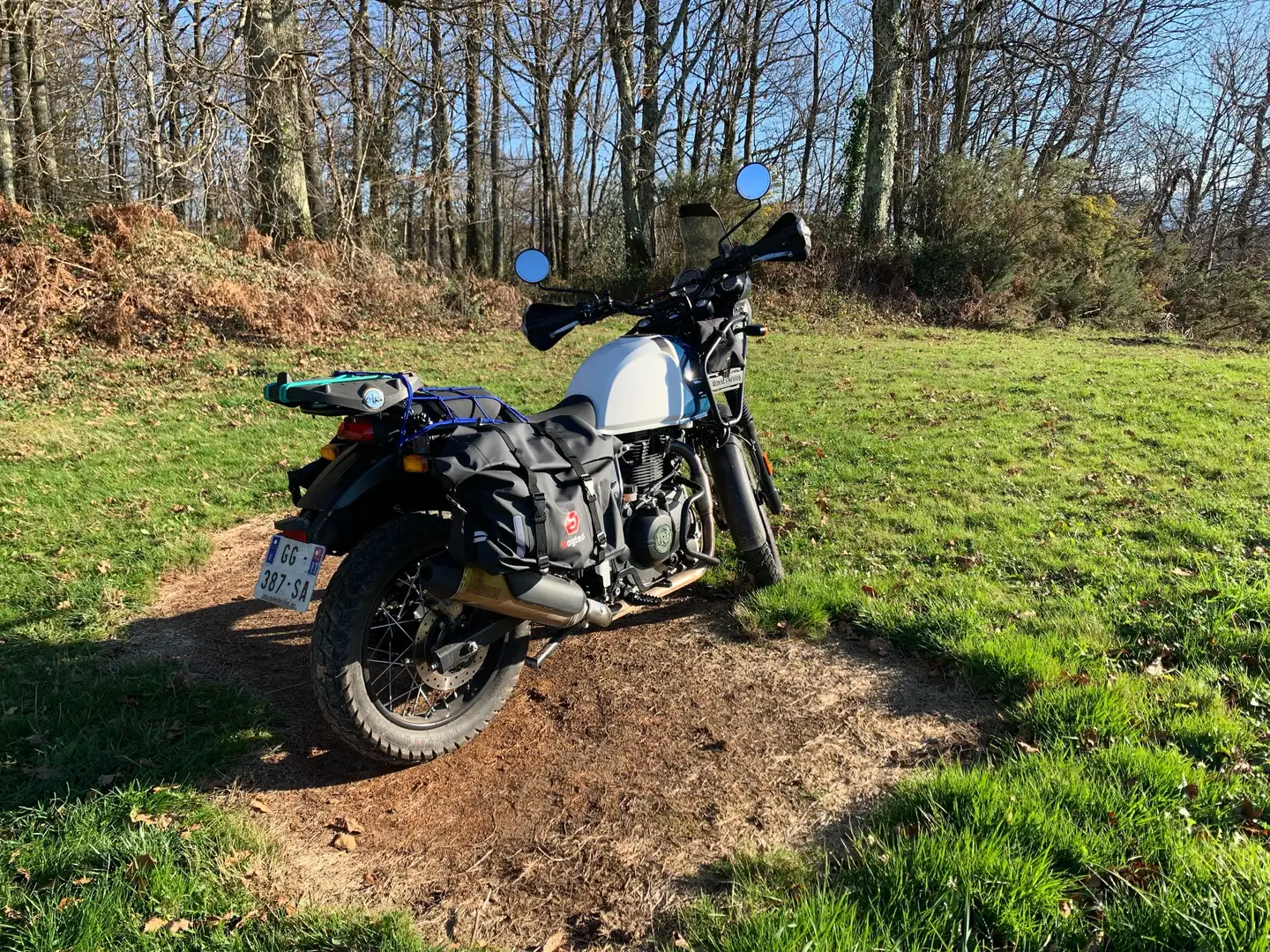 Royal Enfield Himalayan 411 Bleu - 2