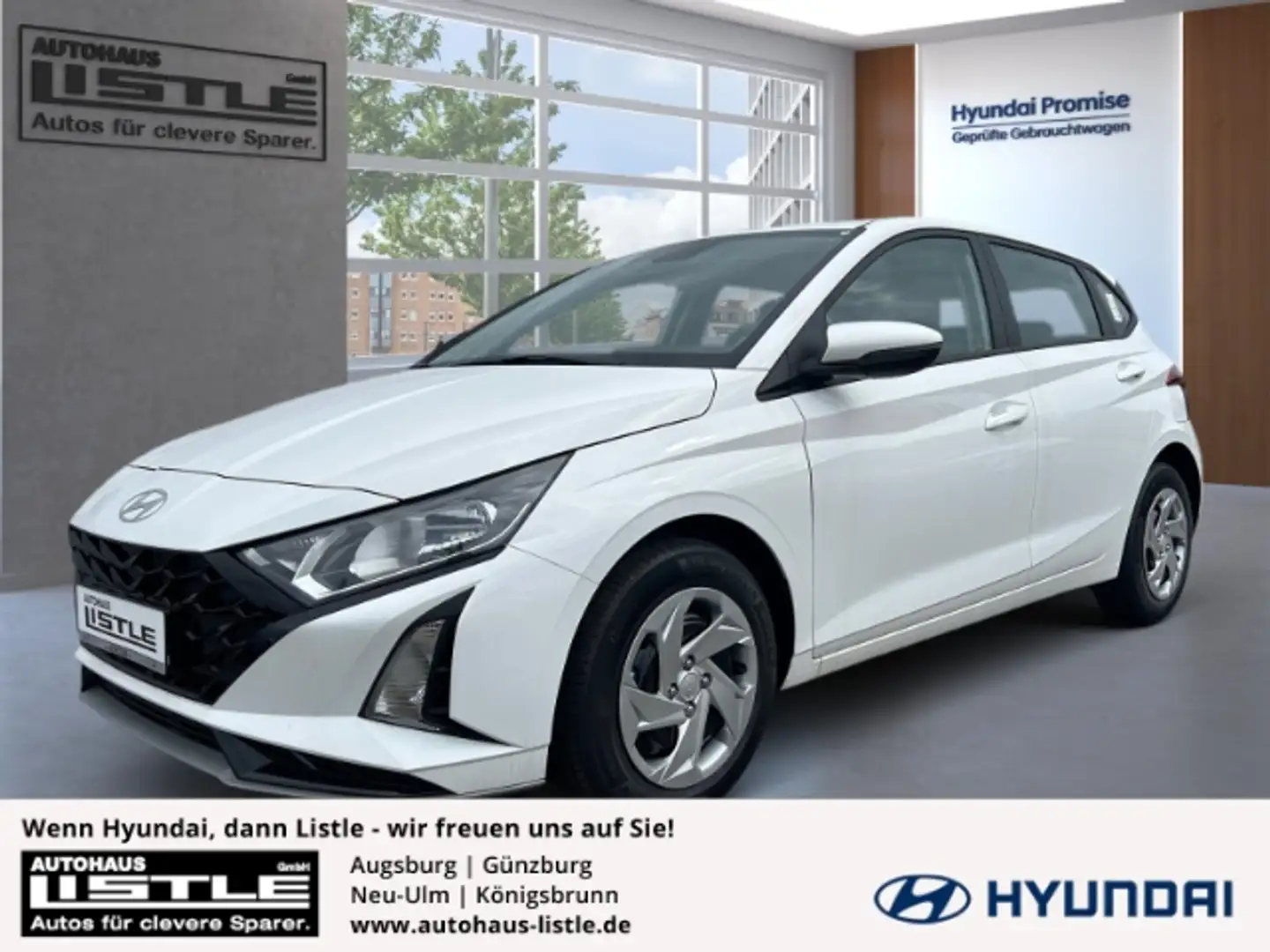Hyundai i20 (MJ25) 1.0 T-Gdi (100PS) M/T Select Lagerfahrzeug Weiß - 1