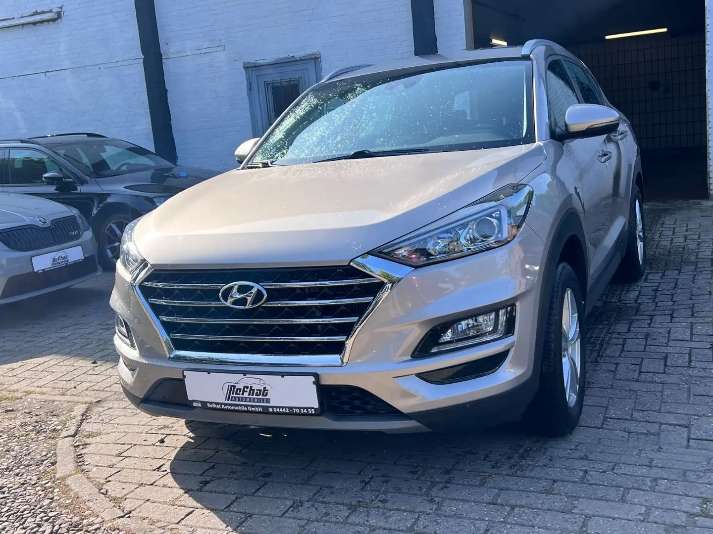 Hyundai TUCSON Advantage Mild-Hybrid 2WD Motorschaden Braun - 2