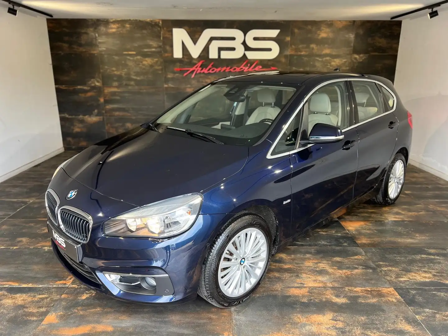 BMW 218 i Active Tourer * TOIT OUVRANT * CLIM-BIZONE * GPS Bleu - 2