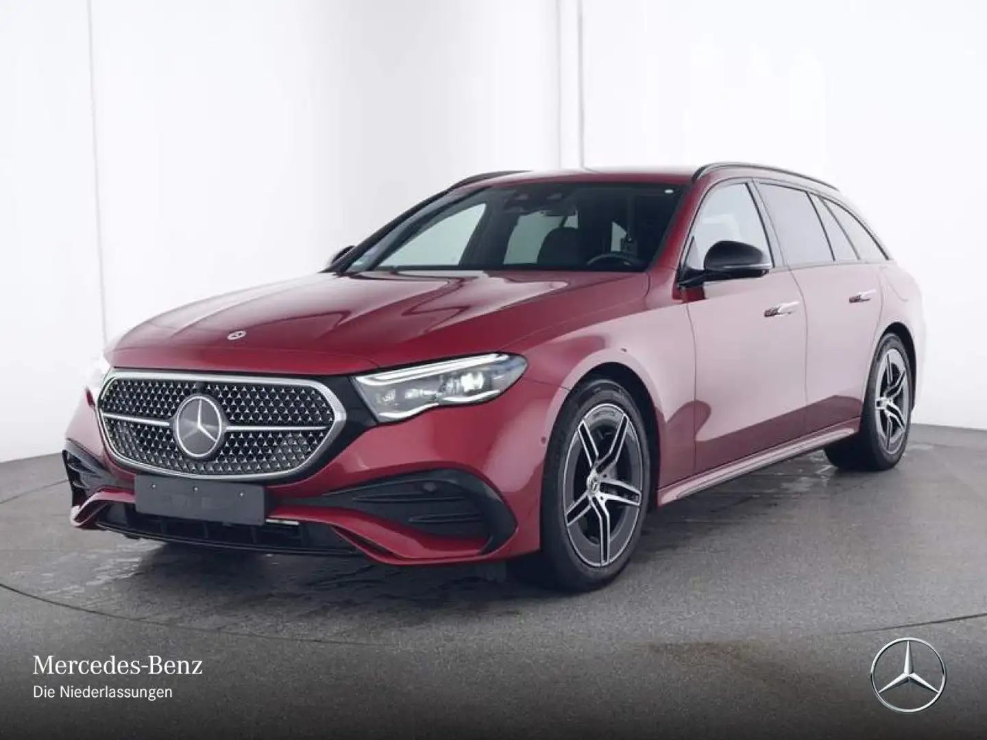 Mercedes-Benz E 300 e T AMG Fahrass 360° Burmester Distr. AHK 9G Rot - 2