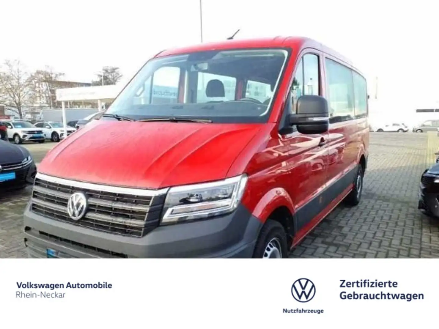 Volkswagen Crafter Kasten 35 TDI Fenster Automatik LED uvm. Rot - 2