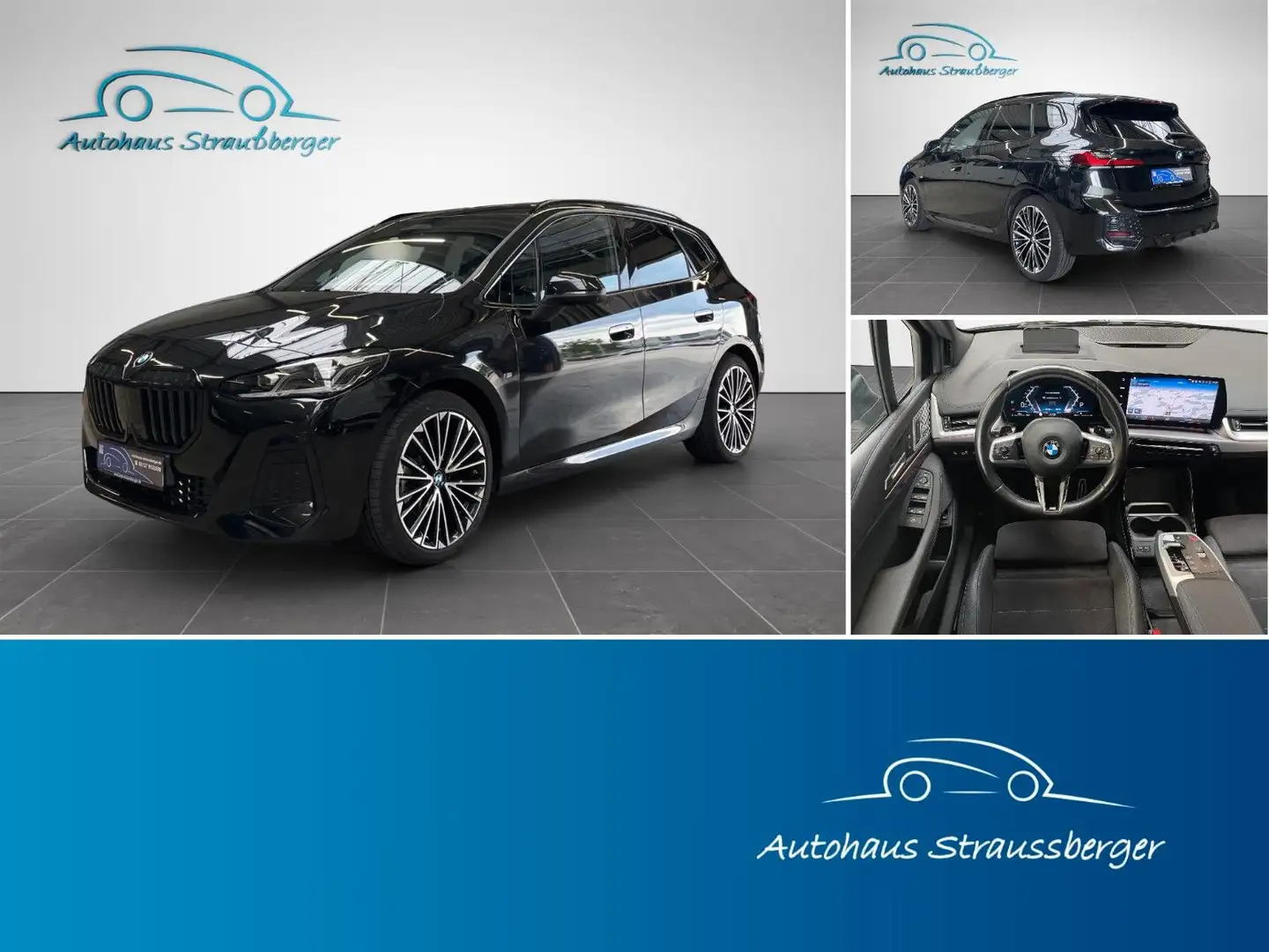 BMW 218 i Active Tourer M Sport ACC Pano Adapt LED HK Schwarz - 1