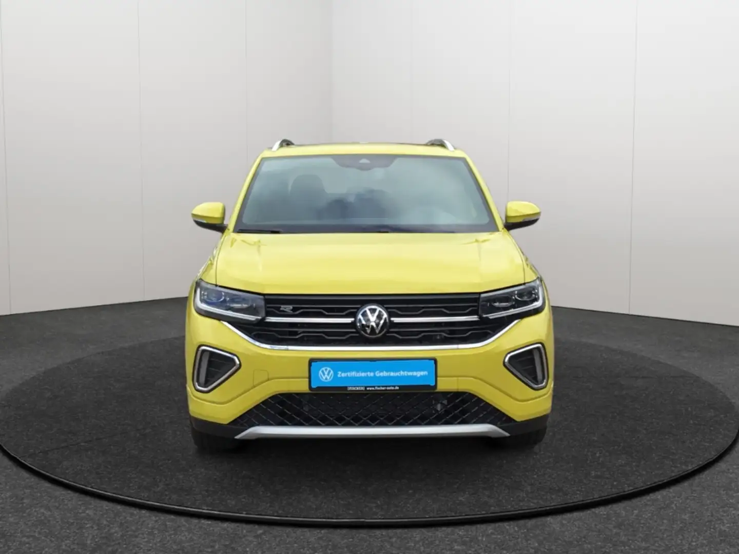 Volkswagen T-Cross 1.5TSI DSG R-Line Matrix AHK Navi Beats Rear View Giallo - 2