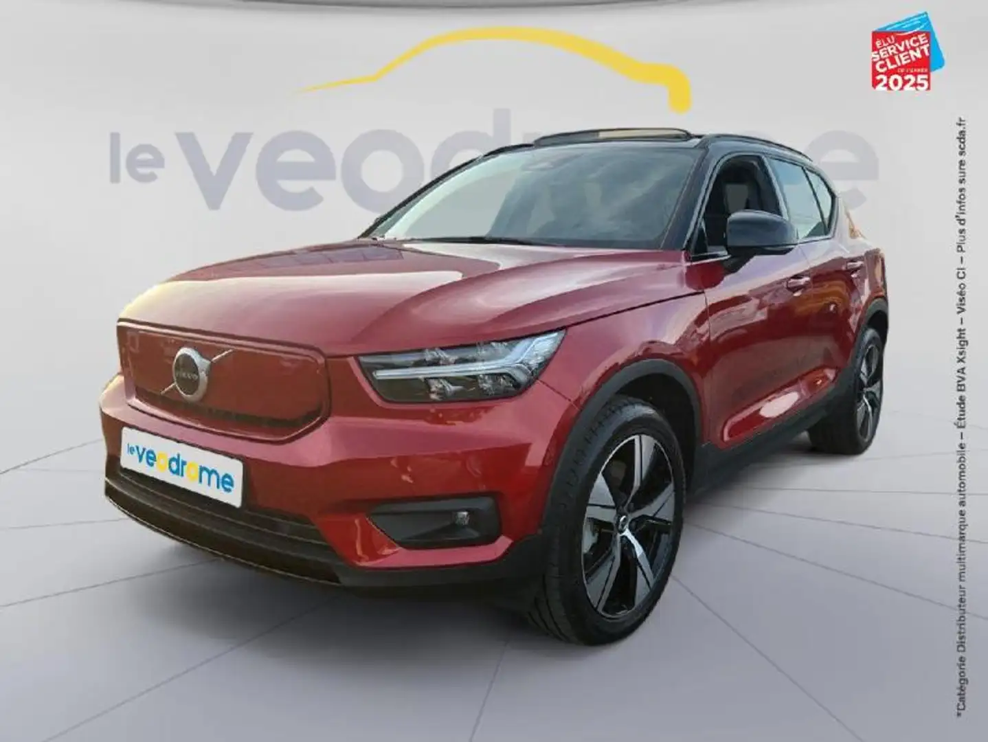 Volvo XC40 P8 AWD 408ch R-Design EDT Rouge - 1