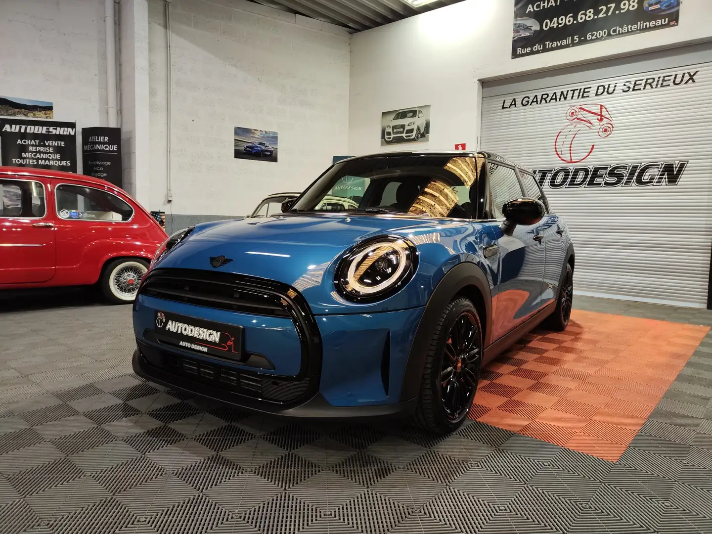MINI Cooper 1.5A OPF DCT // 9600km // Blauw - 1