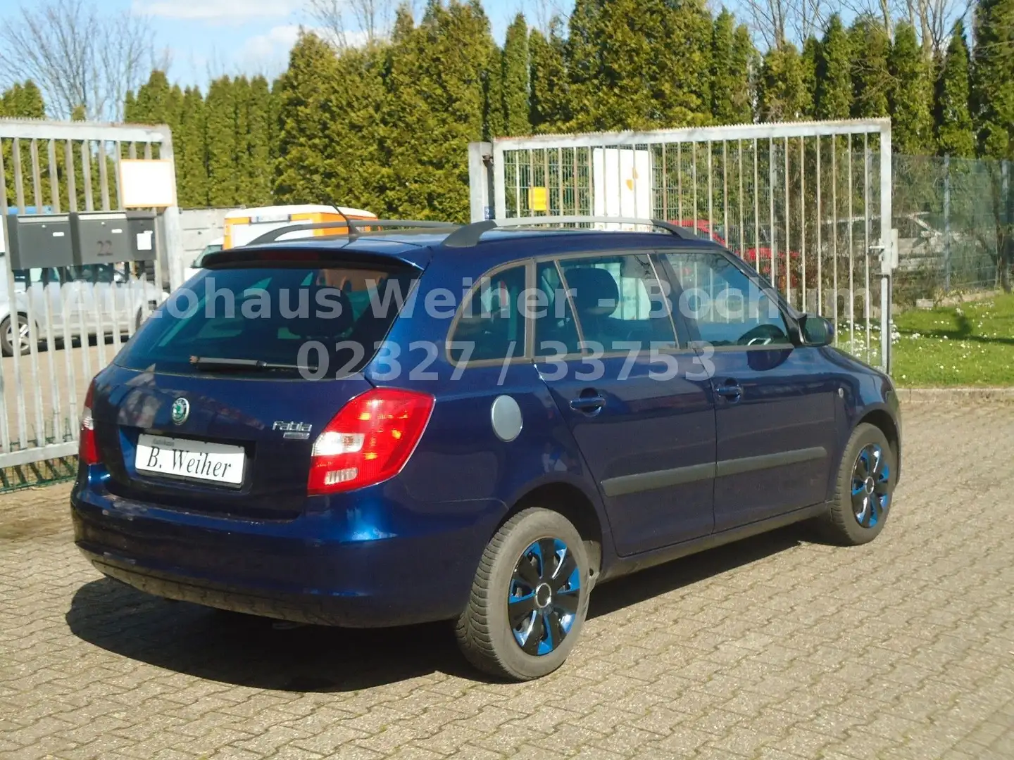 Skoda Fabia Combi 1.4TDI 59 kW Ambiente 1.Hd SHZ Tempomat Klim Blau - 2