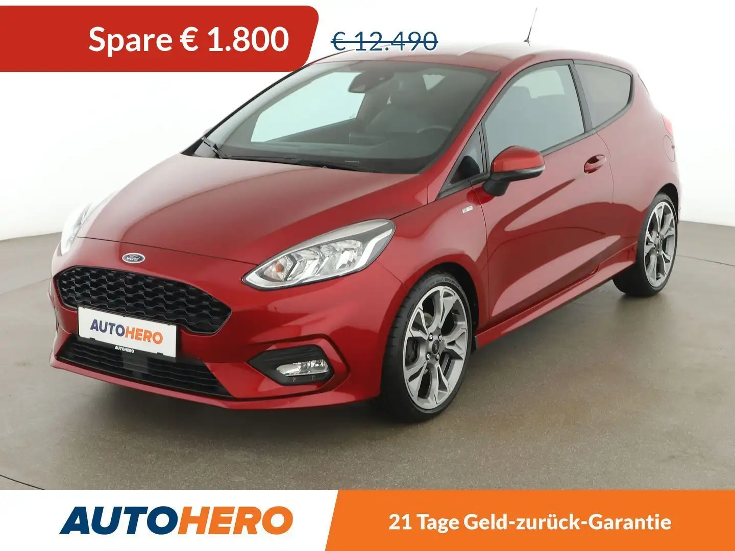 Ford Fiesta 1.0 EcoBoost ST-Line Rot - 1