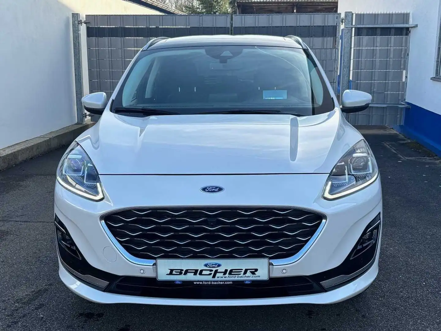 Ford Kuga 2.5 PHEV VIGNALE LEDER*LED*PANORAMA*AHK Blanc - 2