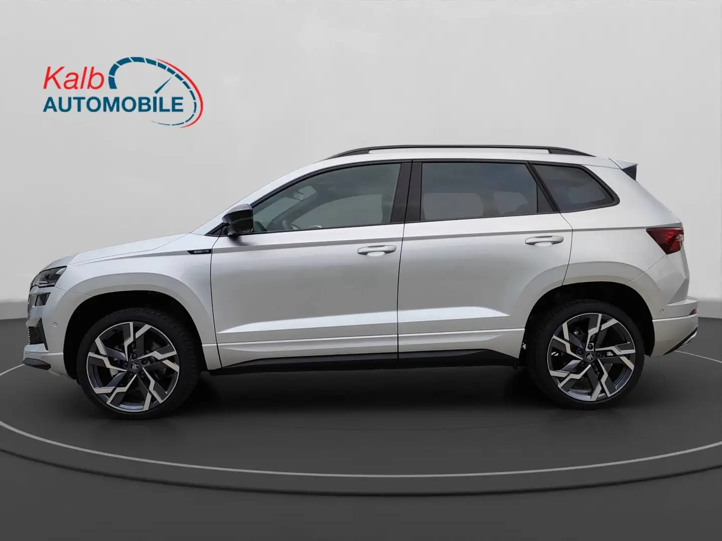 Skoda Karoq KAROQ+5J/100TKM GARANTIE+AHK+360°+TOTW+EL.HECKKL Argent - 2