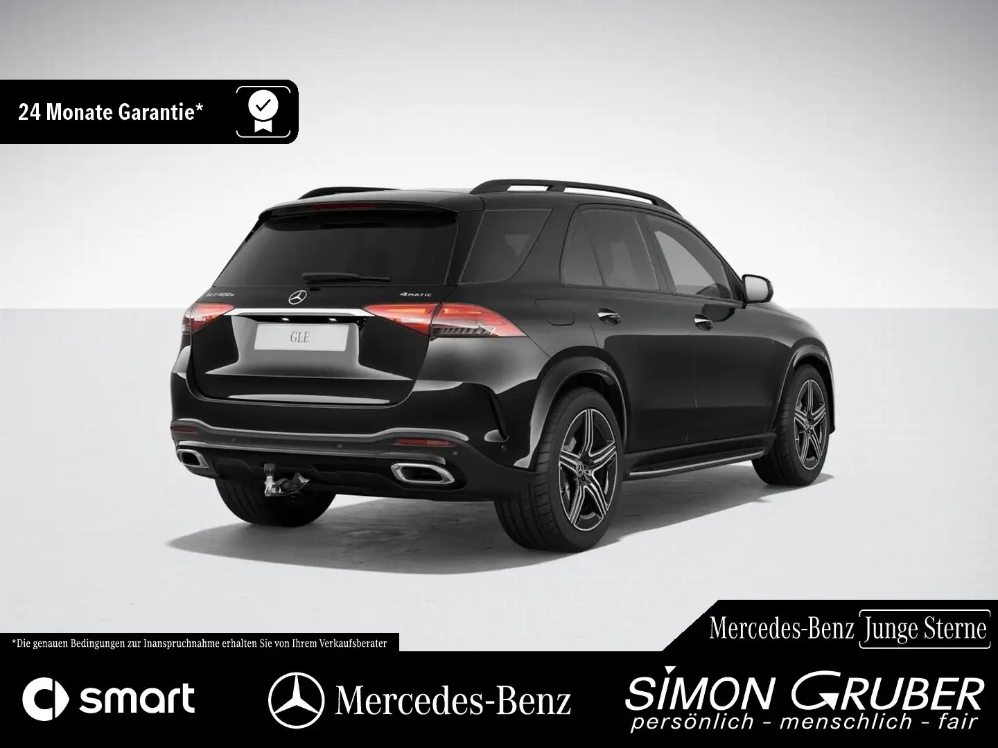 Mercedes-Benz GLE 400 e 4M AMG Night Pano Airmatic Burm AHK Schwarz - 2