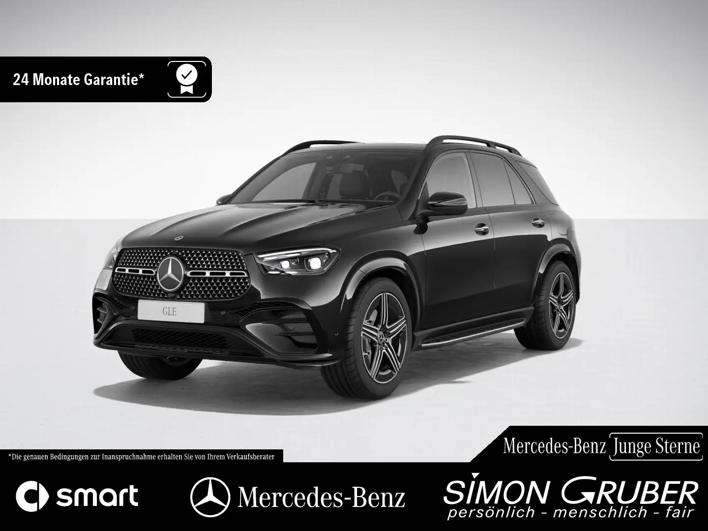 Mercedes-Benz GLE 400 e 4M AMG Night Pano Airmatic Burm AHK Schwarz - 1