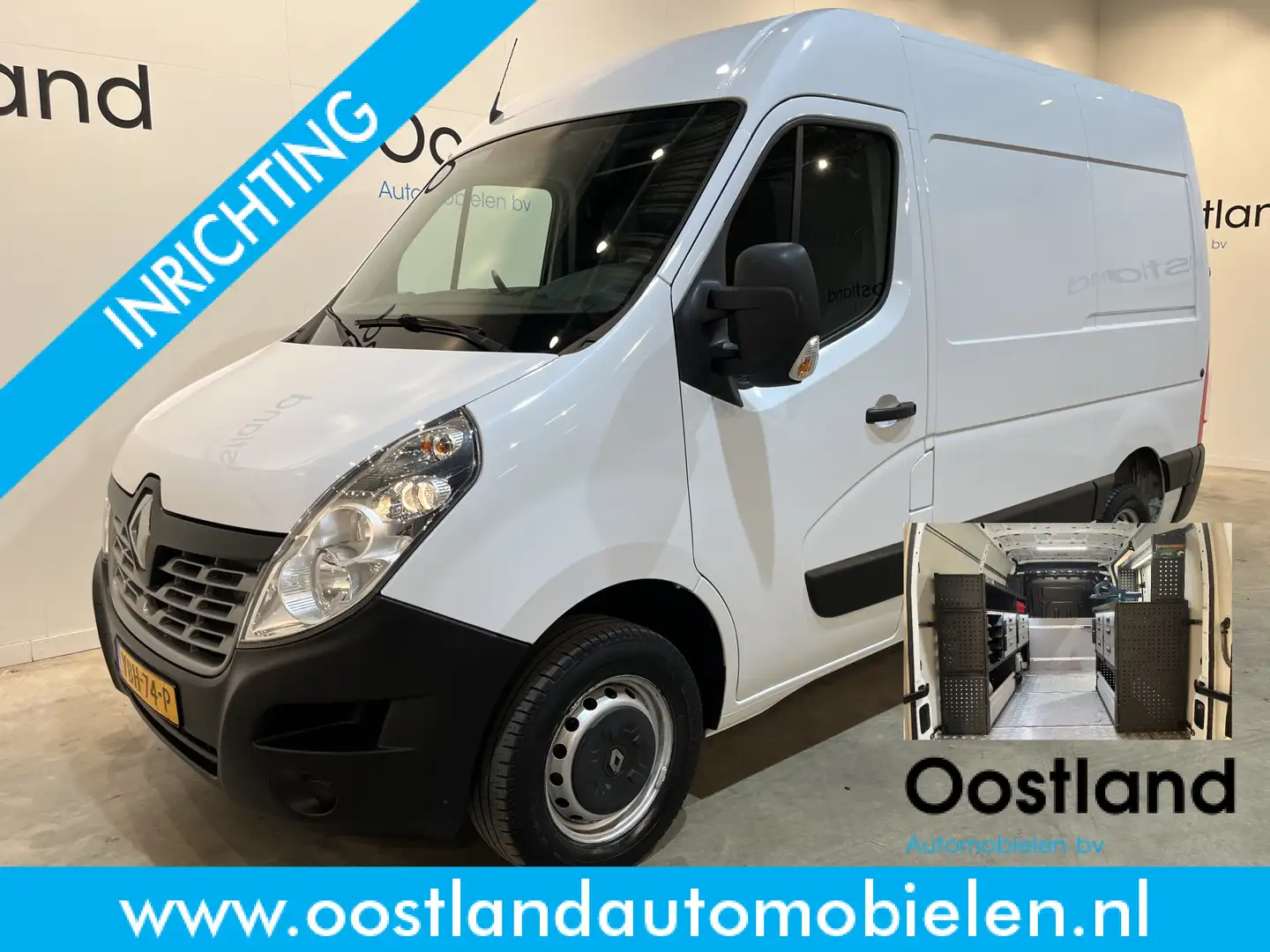 Renault Master 2.3 dCi L1H2 130 PK Servicebus / Modul-System Inri Wit - 1