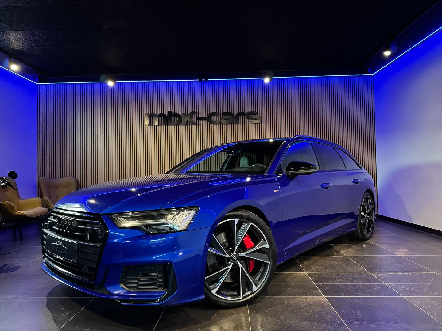 Audi A6 55 TFSIe quattro S-tronic "S Line" *Pano, Matrix, Head-UP* Blau - 1