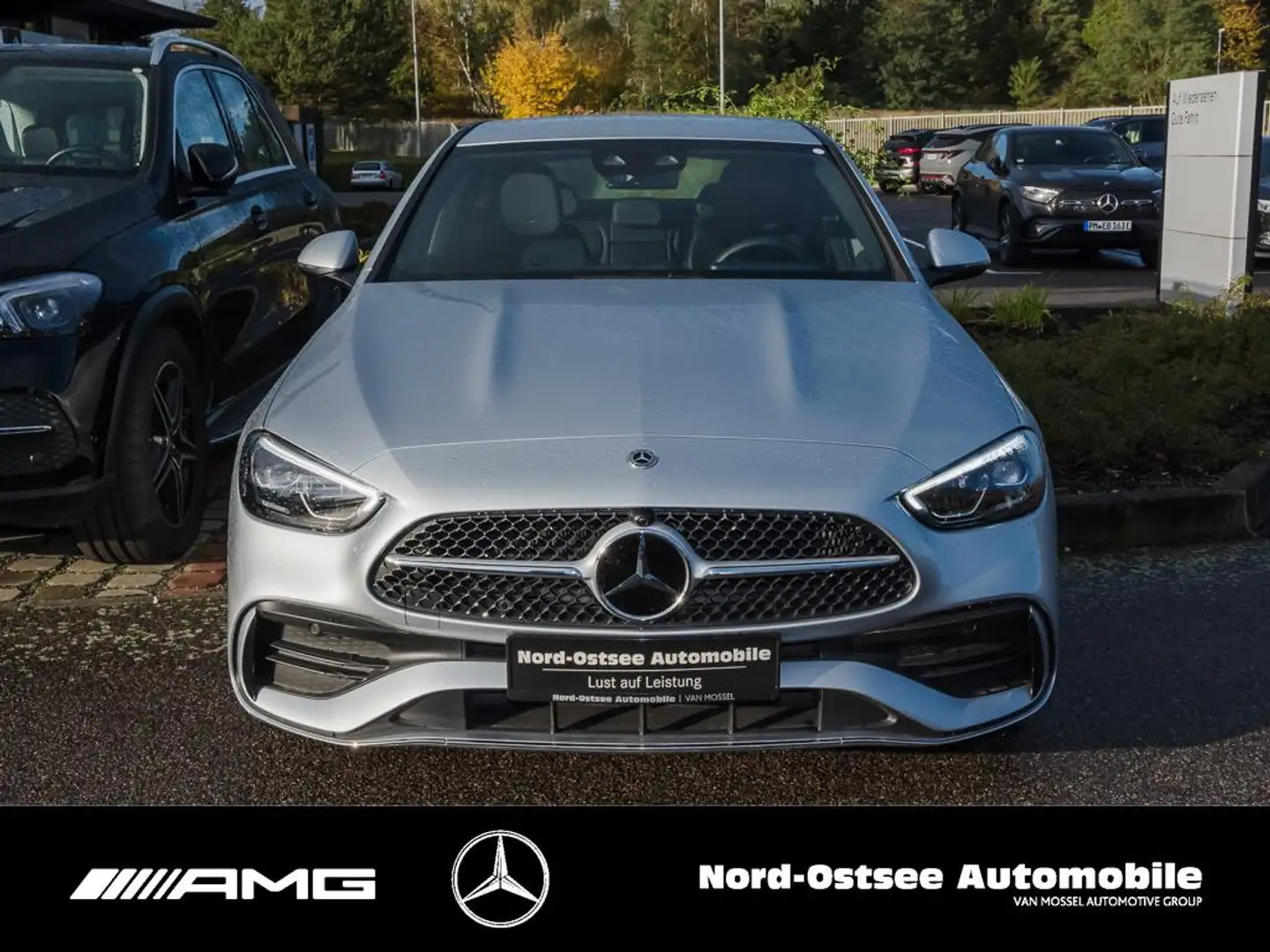 Mercedes-Benz C 220 d AMG KAMERA LED KLIMA SITZHZG Silber - 2