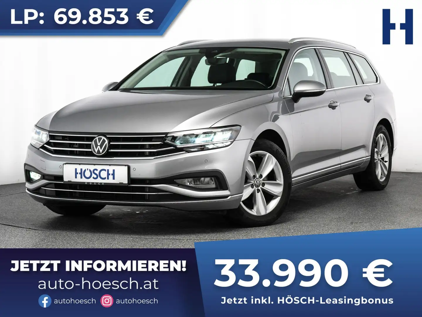 Volkswagen Passat Variant 2.0 TDI 4M Elegance EXTRAS SCHNÄPPCHEN Silber - 1
