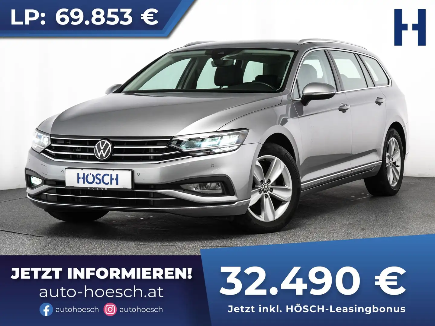 Volkswagen Passat Variant 2.0 TDI 4M Elegance EXTRAS SCHNÄPPCHEN Silber - 1