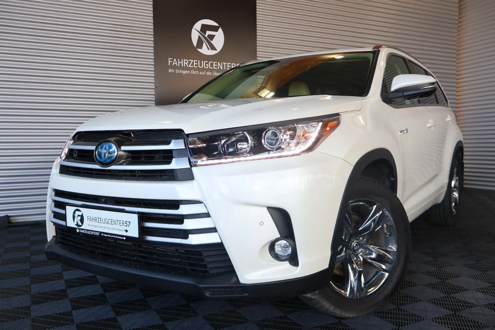 Toyota Highlander Hybrid Limited AWD/360°/JBL/7-SITZER Blanco - 1