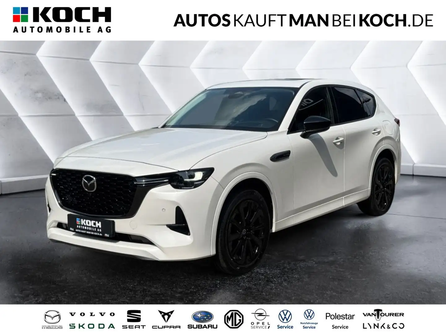 Mazda CX-60 D-254 PS AWD PANO LEDER SHZ KAMERA BOSE Navi Weiß - 1