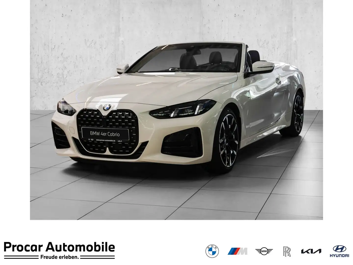 BMW 420 i MSport DA PA+ LED HiFi Klima Weiß - 1