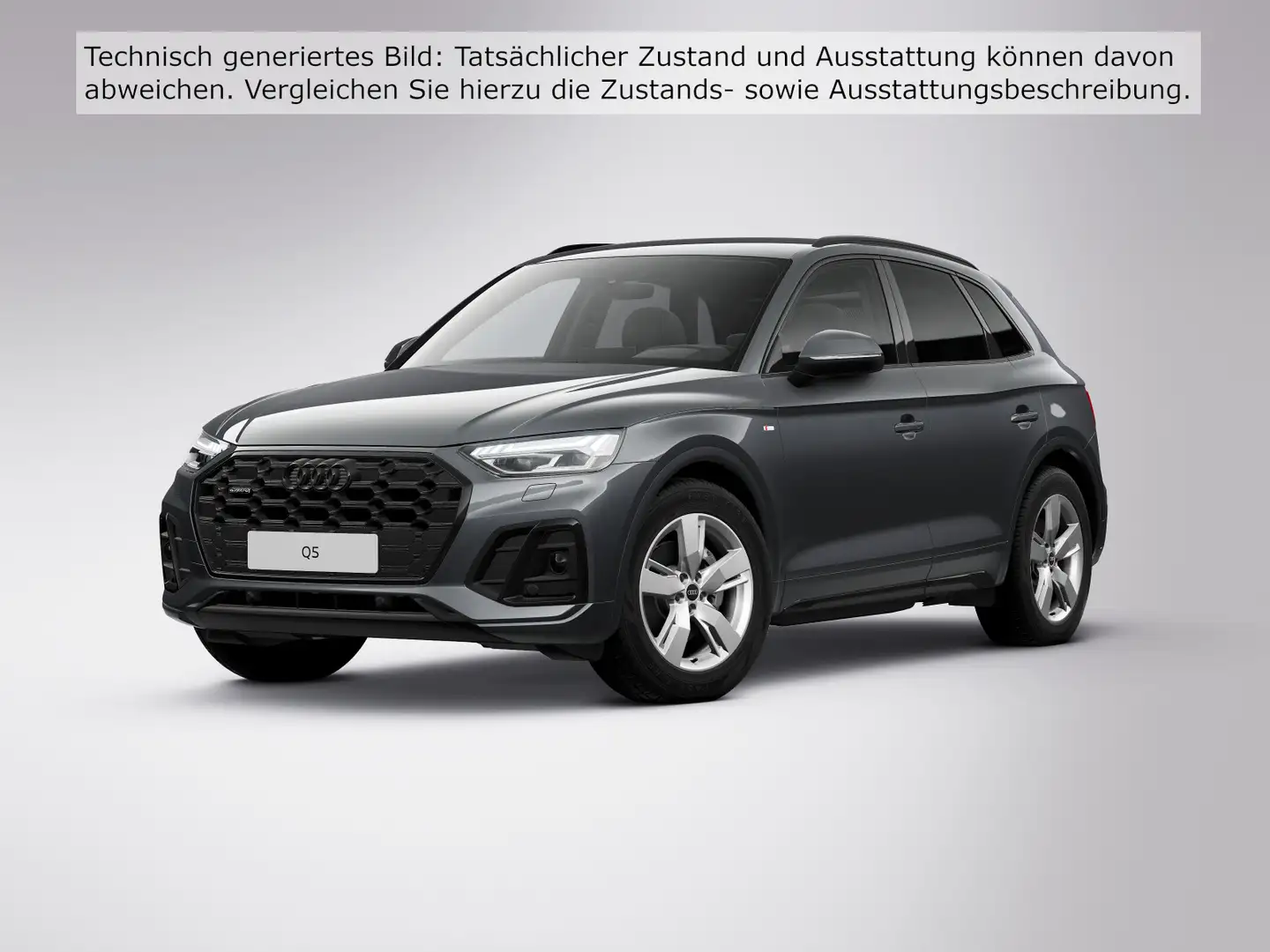 Audi Q5 S line 40 TDI qu.S tr. PDC RFK MATRIX RFK ACC Grau - 2