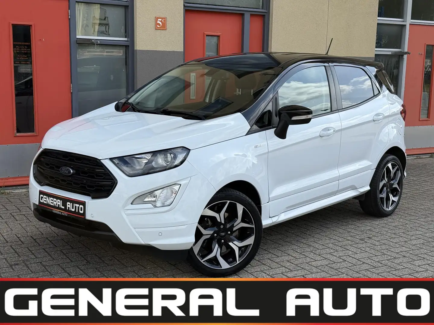 Ford EcoSport 1.0 EcoBoost ST-Line, Camera, Navi Weiß - 1