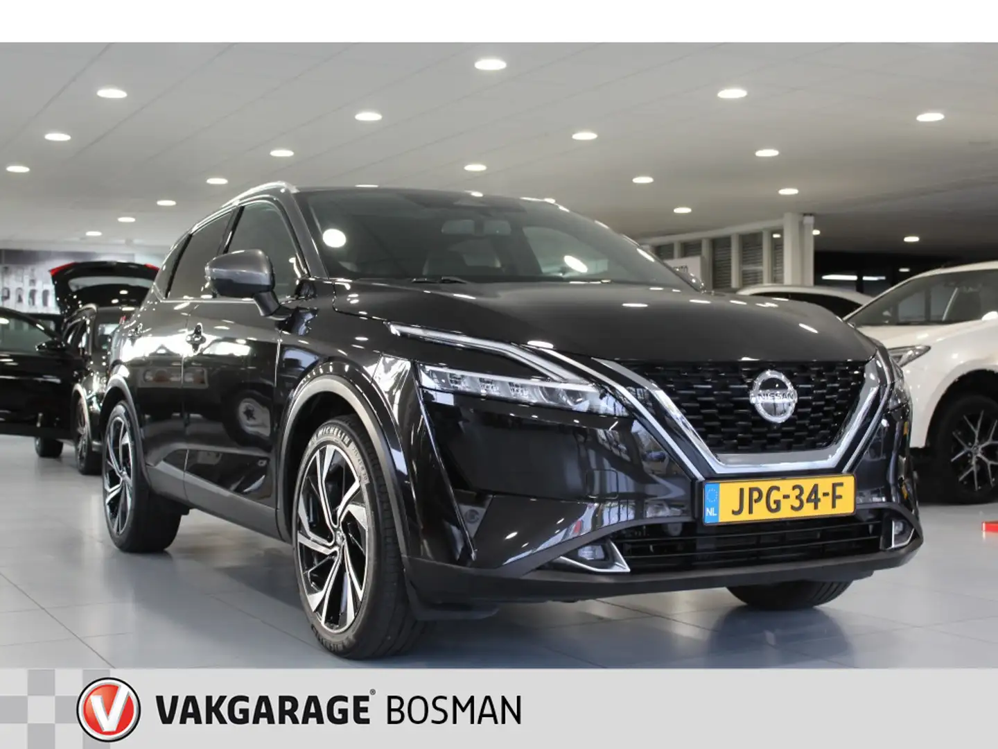 Nissan Qashqai 1.3 MHEV X Tekna +/LEDER/360CAMERA/TREKHAAK Grijs - 1