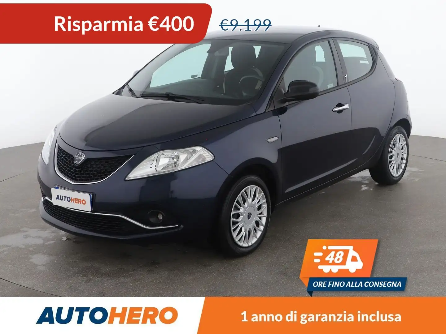 Lancia Ypsilon 1.2 Gold 69 CV Bleu - 1