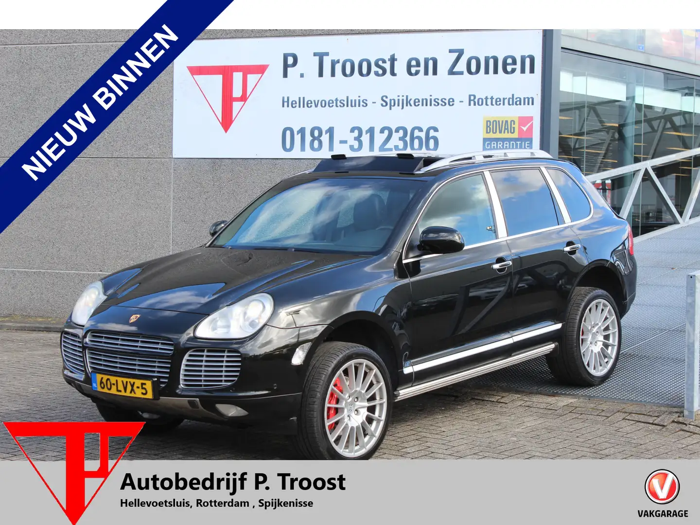 Porsche Cayenne 4.5 Turbo MEENEEMPRIJS Automaat/Panoramadak/Naviga Noir - 1