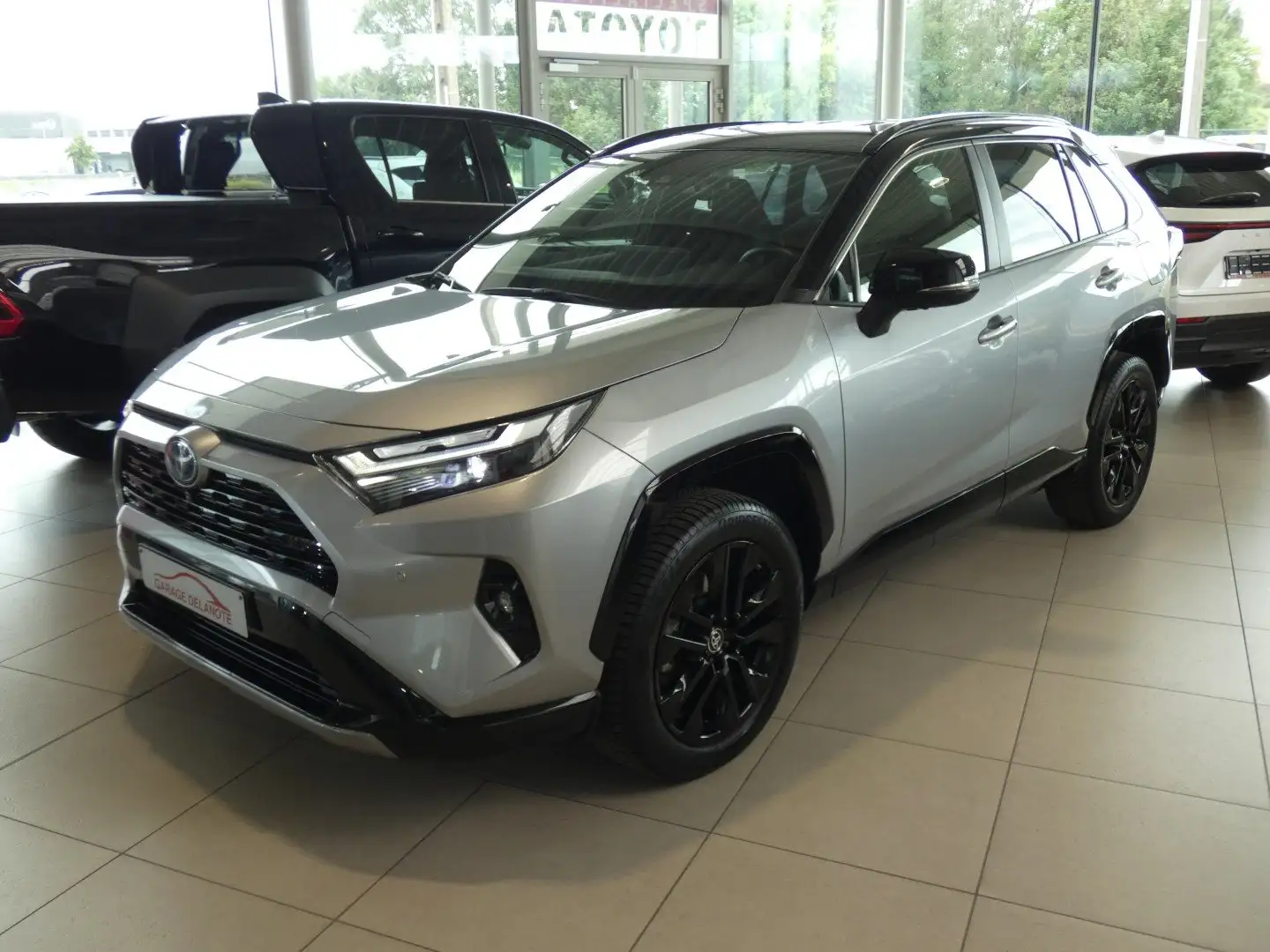 Toyota RAV 4 Hybrid *AWD 4X4* 1650kg sleep! 360Camera Leder Zilver - 1