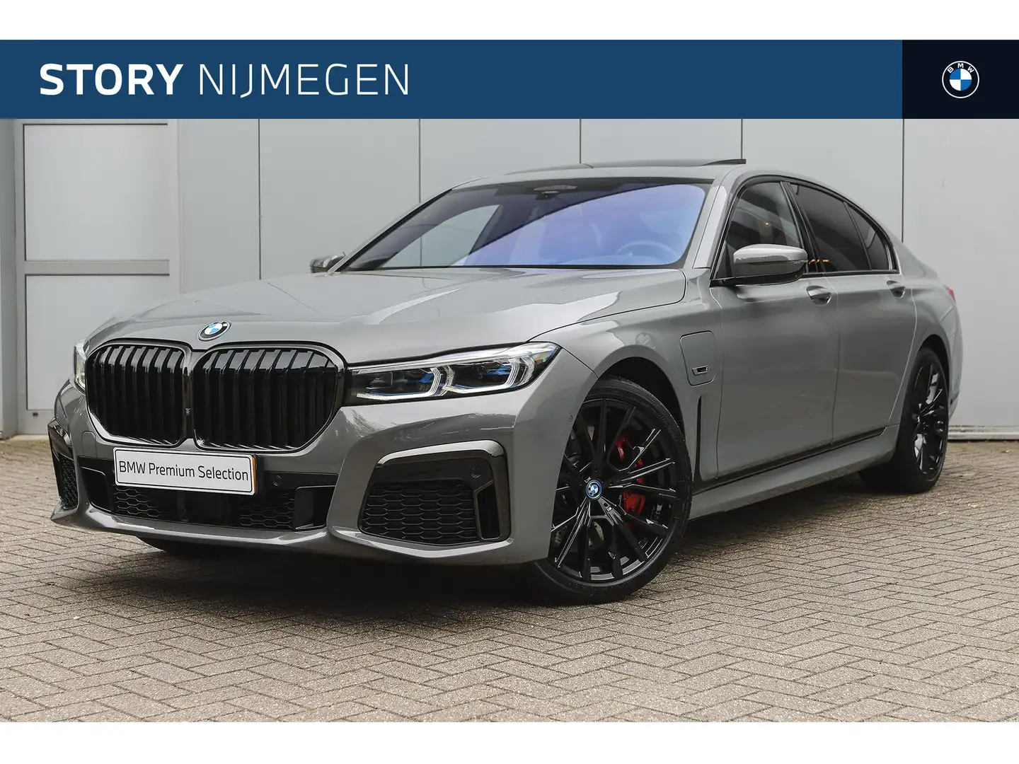 BMW 745 7 Serie 745e High Executive M Sport Automaat / Mas Сірий - 1
