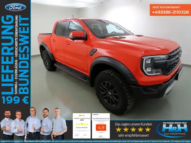 Ford Ranger 3.0 Aut Raptor e-4WD AHK+ParkAss+Matrix