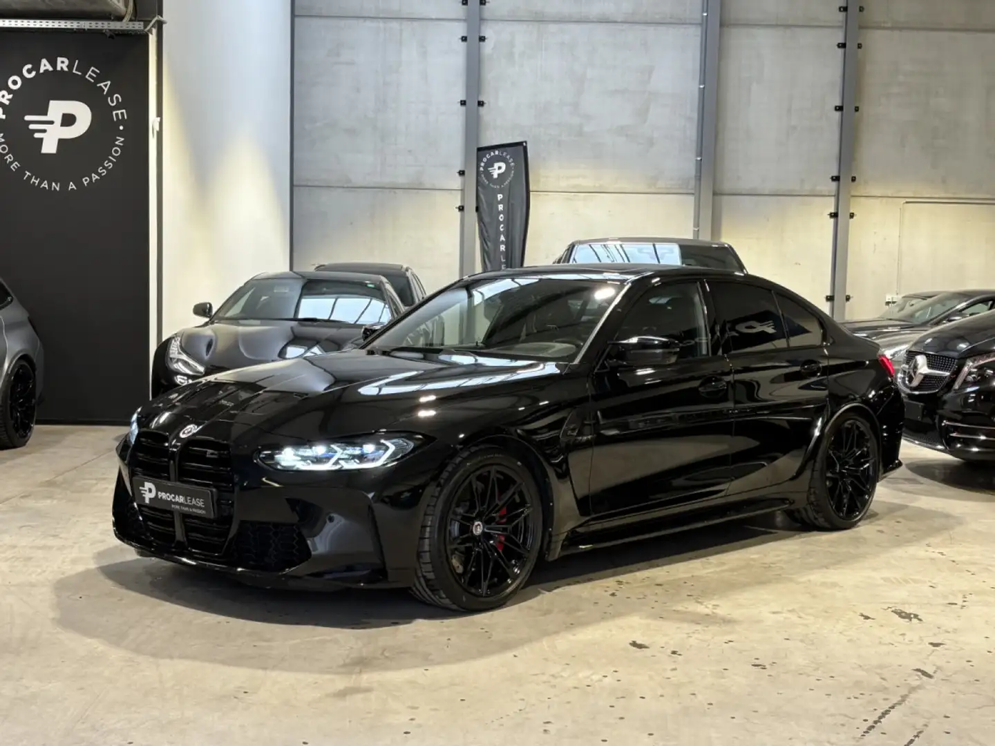 BMW M3 Competition/LASER/HUD/360°/CARBON/PANO/20 Noir - 1