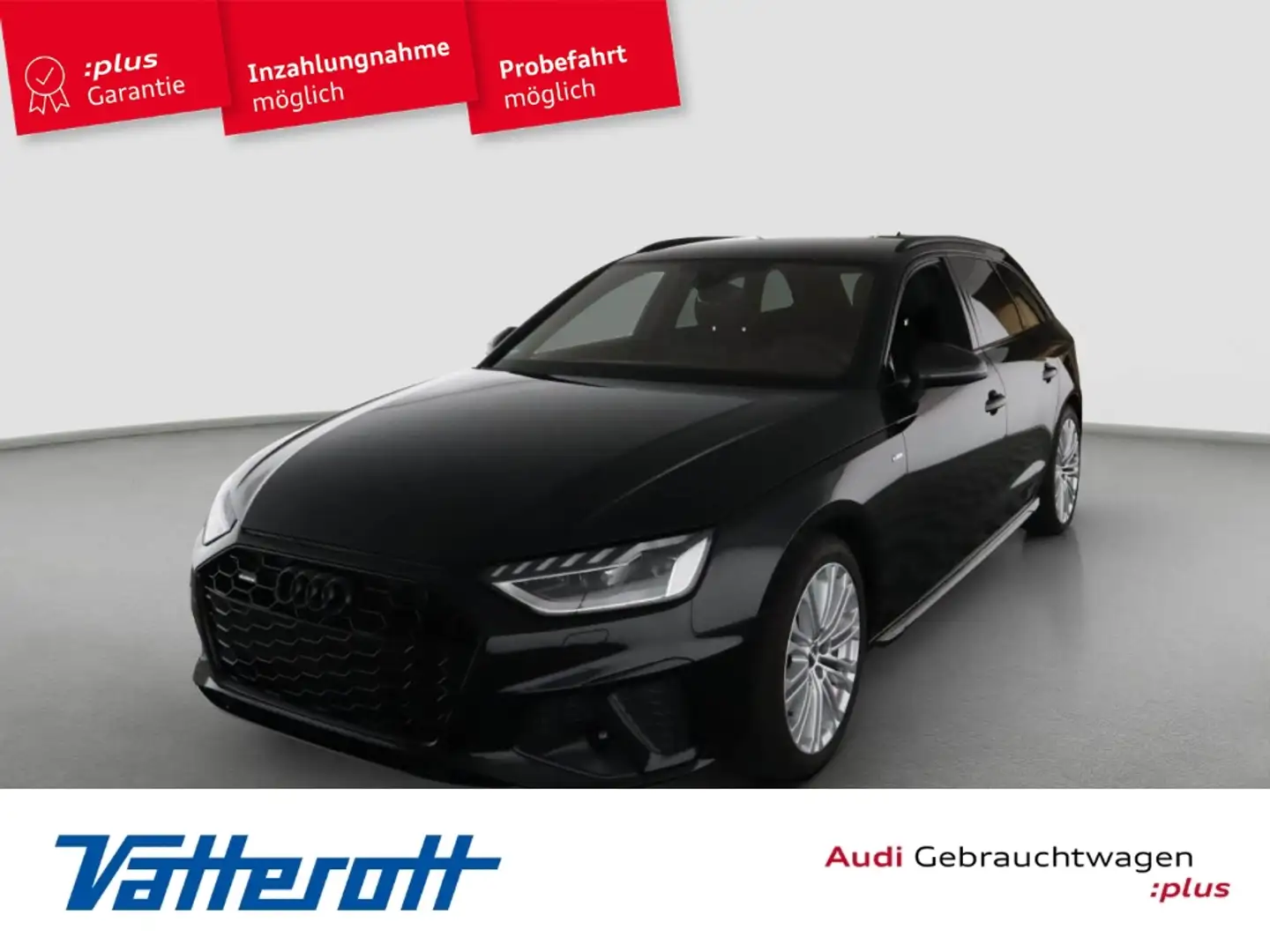 Audi A4 Avant 45 TFSI quattro S line AHK Carbon Standhzg. Schwarz - 1