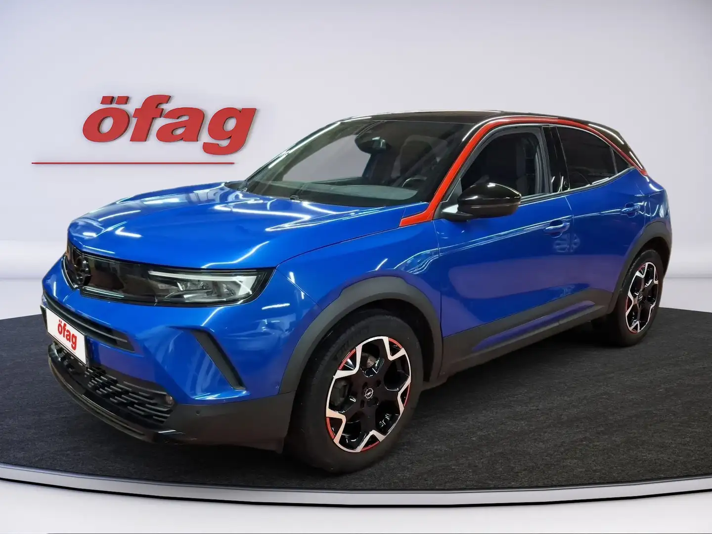 Opel Mokka-E GS LINE 50kWh 3phasrig ACC+LED+Navi+SHZ Blau - 2