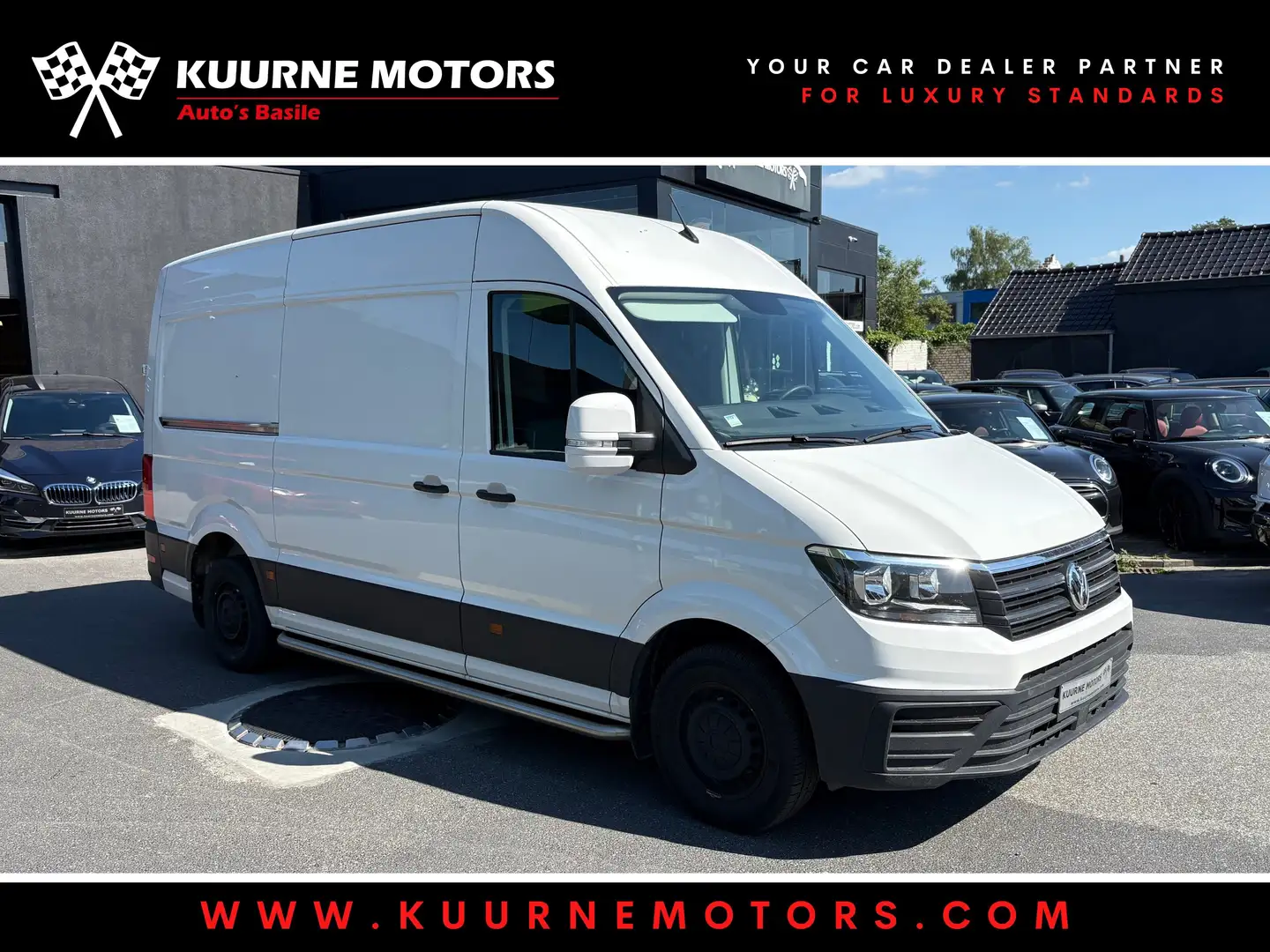 Volkswagen Crafter 35 TDI L3H3 Cam/Dab+/Carplay/Airco *1j garantie* Wit - 1