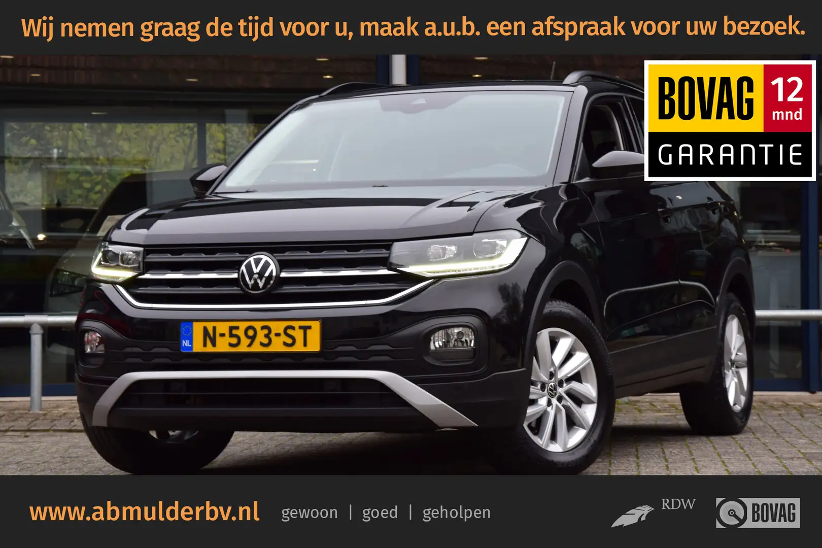 Volkswagen T-Cross 1.0 TSI 110PK Life DSG Automaat | Org. NL | BOVAG Negro - 1