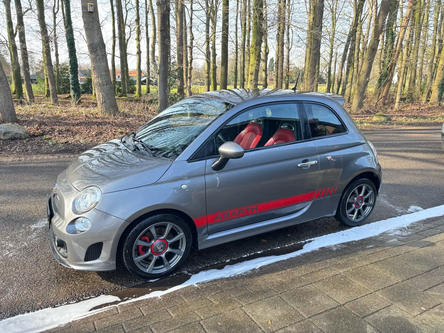 Fiat 500 Abarth 1.4 T-Jet Ela Gris - 1