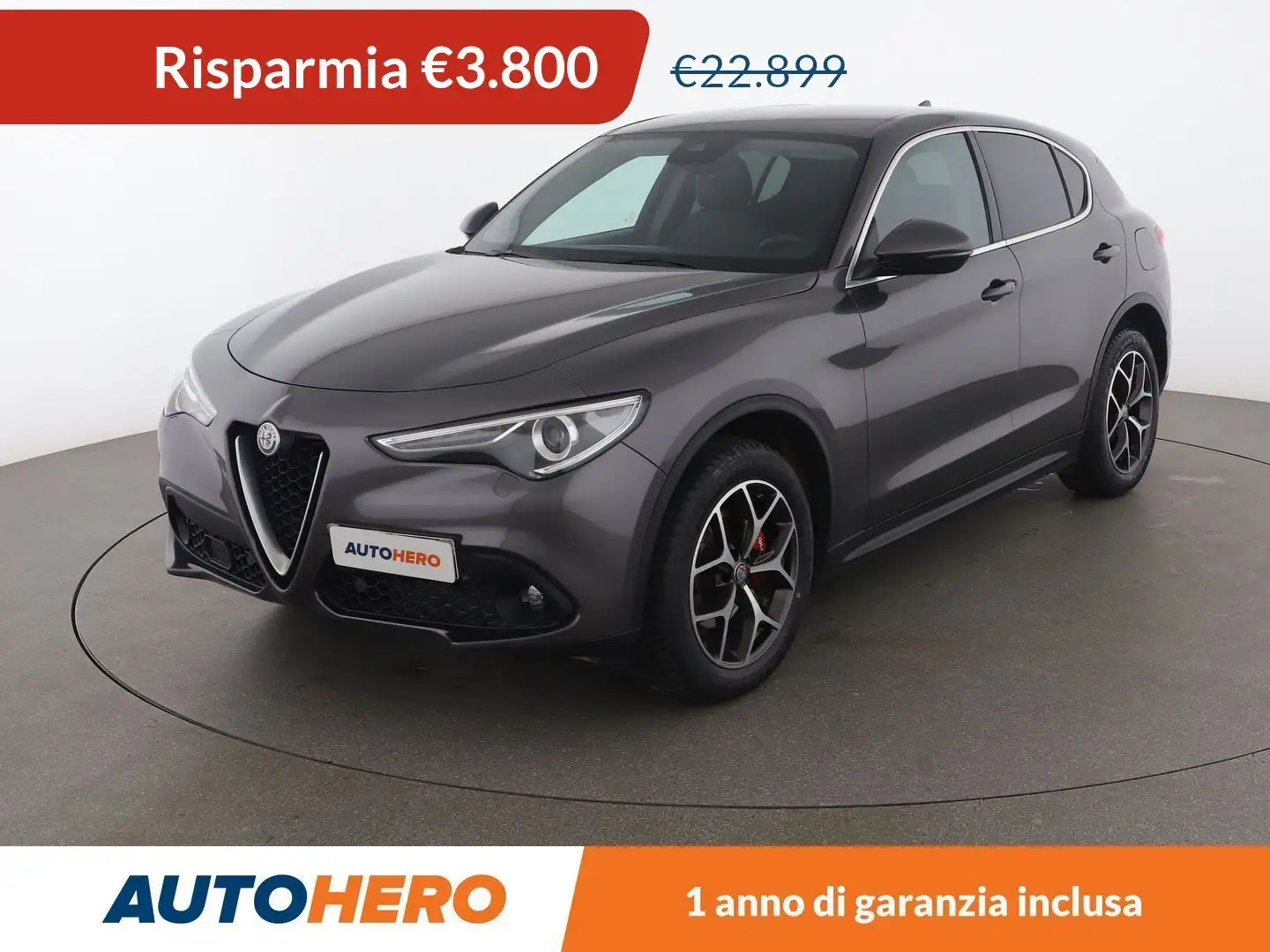 Alfa Romeo Stelvio 2.2 JTDM Executive 190 CV AT8 Q4 Gris - 1