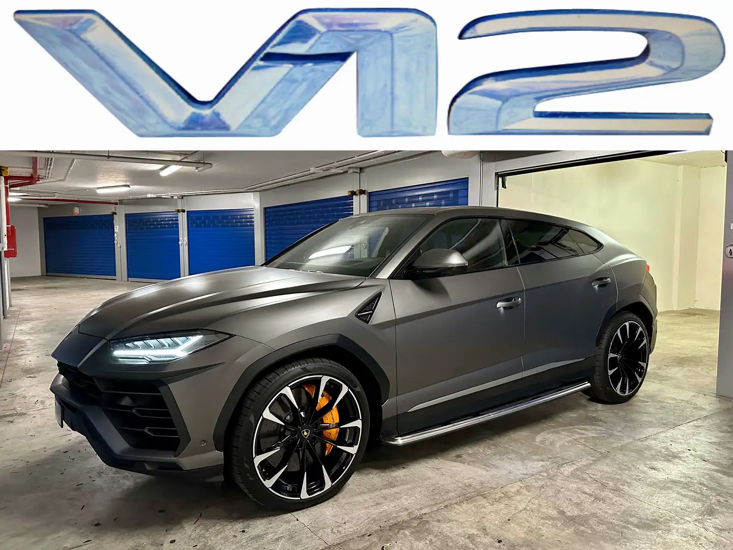 Lamborghini Urus 4.0 V8 - AKRAPOVIC - TETTO - 23" - B&O - OFF ROAD Gris - 1