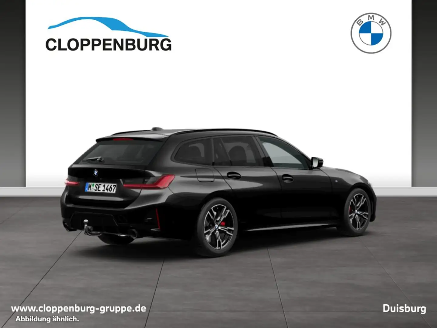 BMW 320 i Touring M Sportpaket AHK+Navi+ACC+SHZ+HiFi Nero - 2