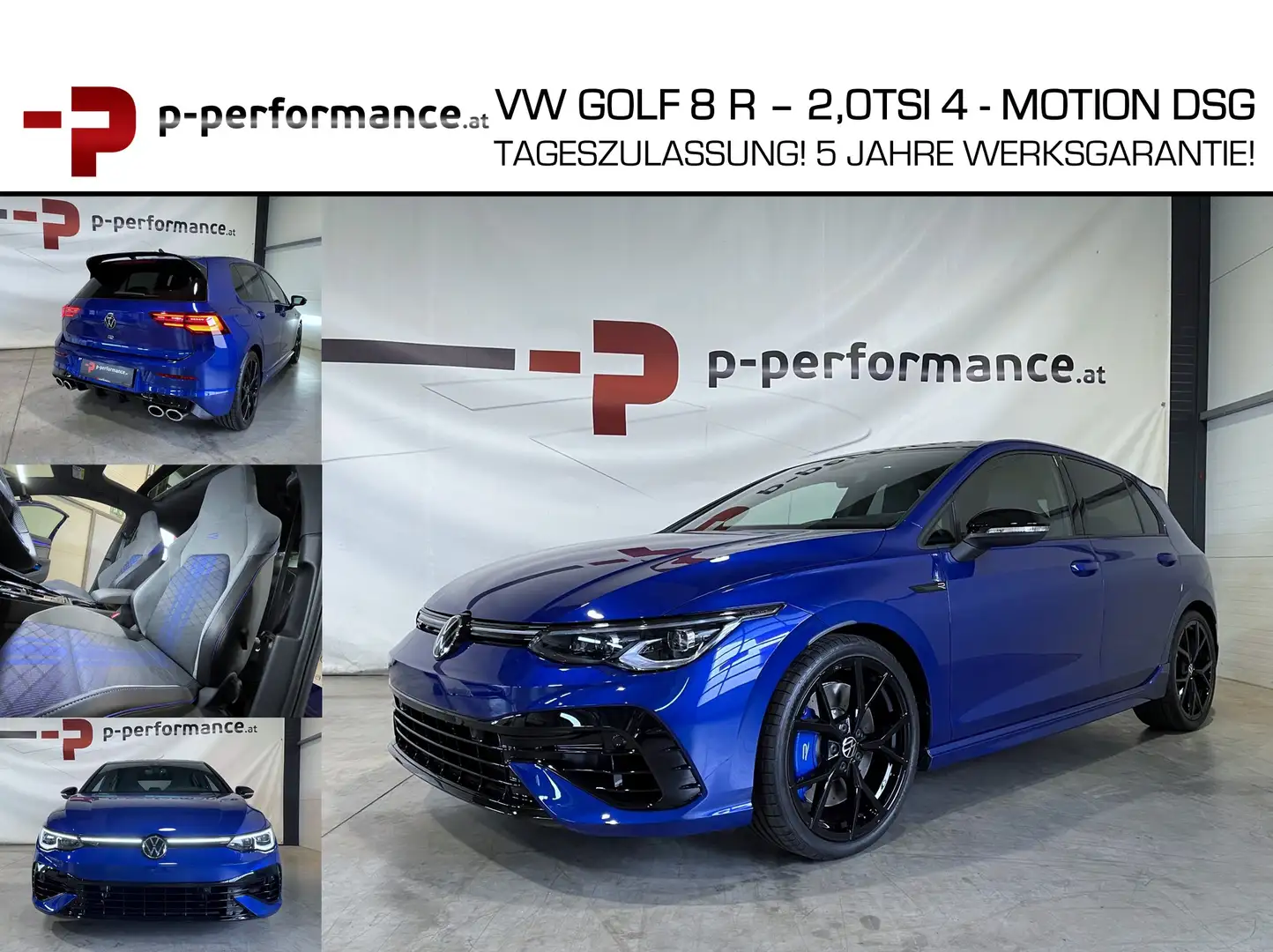 Volkswagen Golf R 2,0 TSI R 4MOTION DSG Blau - 1