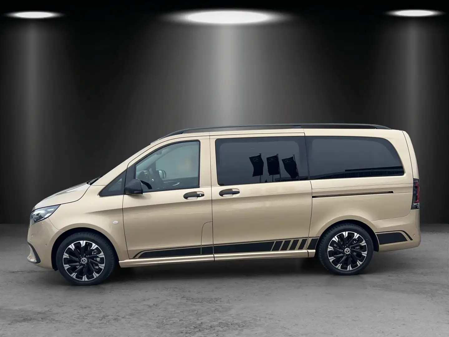 Mercedes-Benz Vito 124 Tourer lang 8Sitze 360° MLED NAVI DISTR Gold - 2