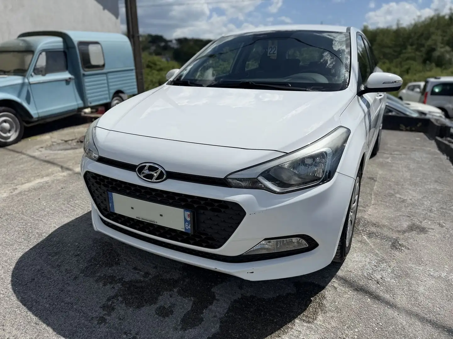 Hyundai i20 1.2 84 INTUITIVE Blanc - 2