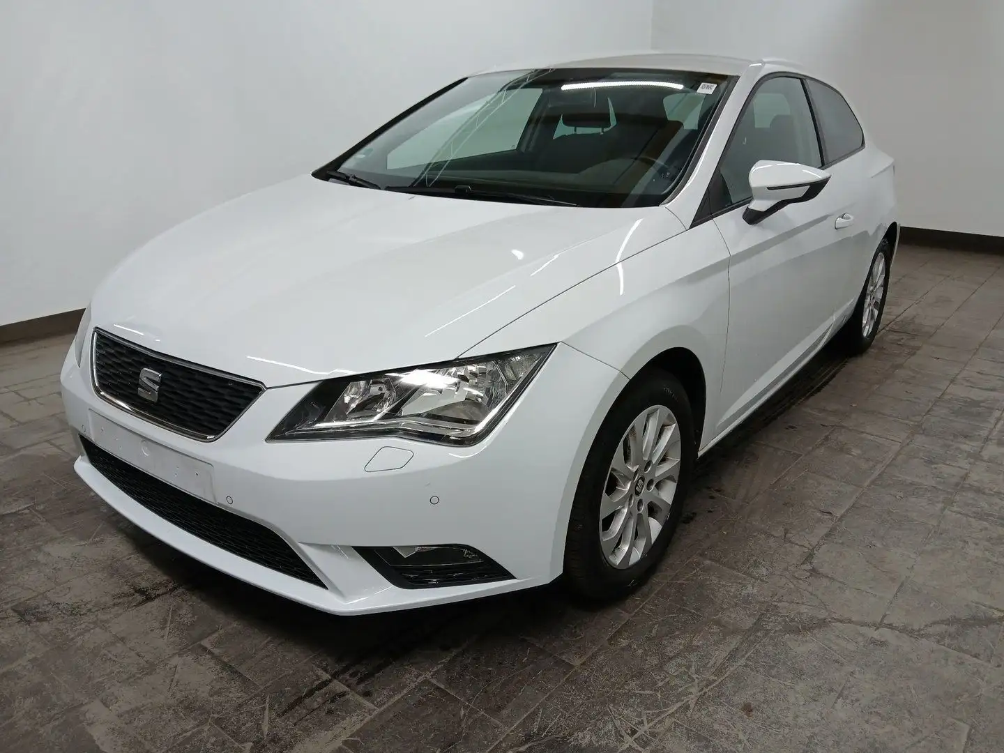 SEAT Leon SC Style*AUT*Navi*SHZ*Tempomat* Weiß - 1