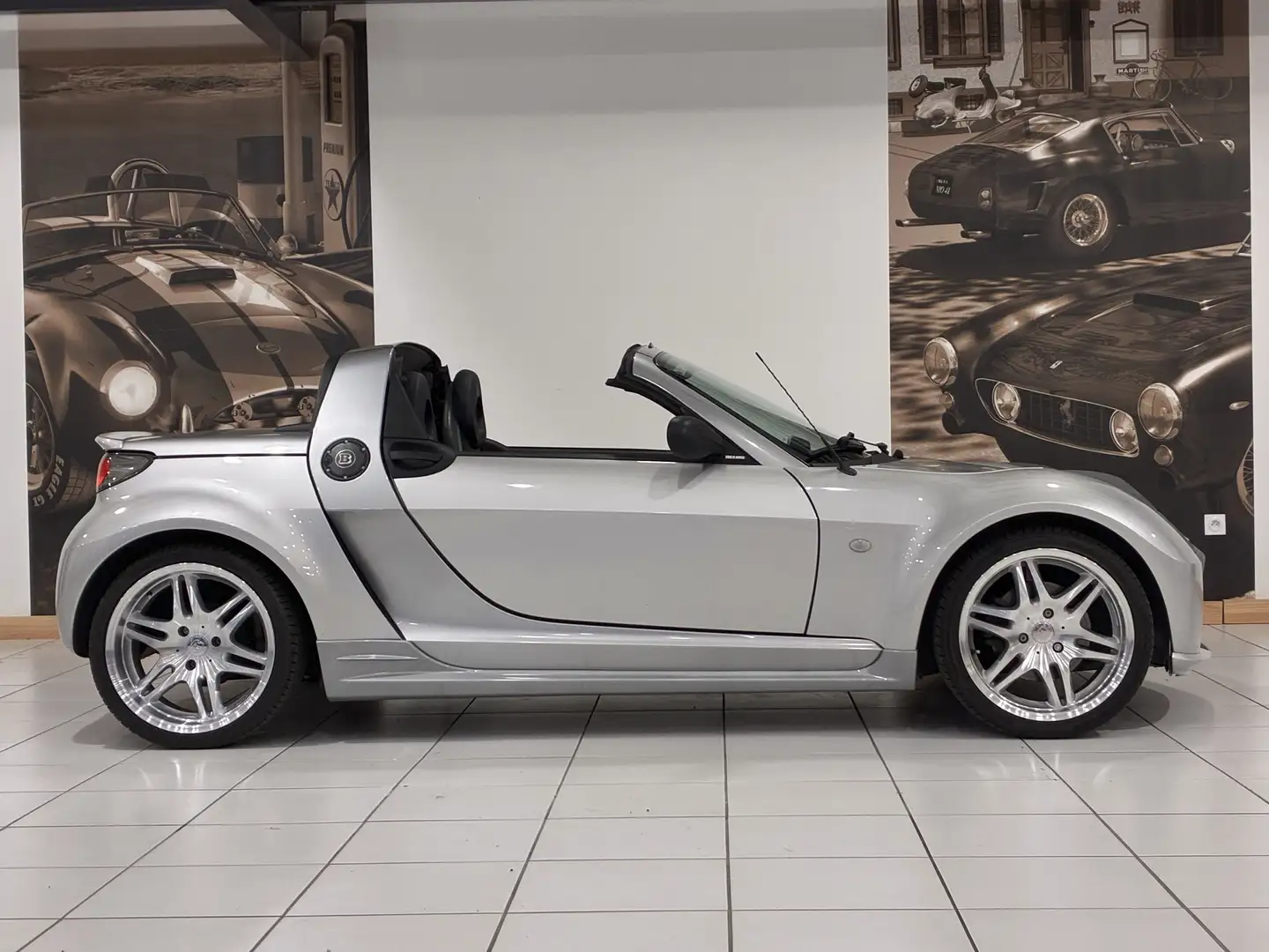 smart roadster Brabus 101 cv Silber - 2