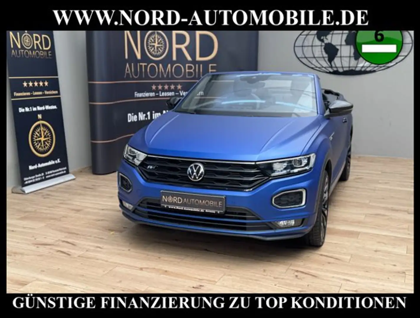 Volkswagen T-Roc Cabriolet R-Line Edition 1.5 TSI DSG AHK R-Line Blau - 1